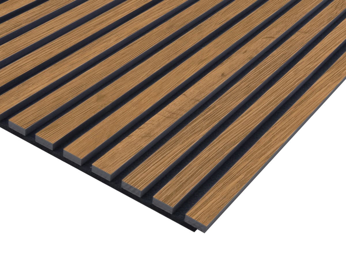 Mountain oak foil finish on designline acoustic panel