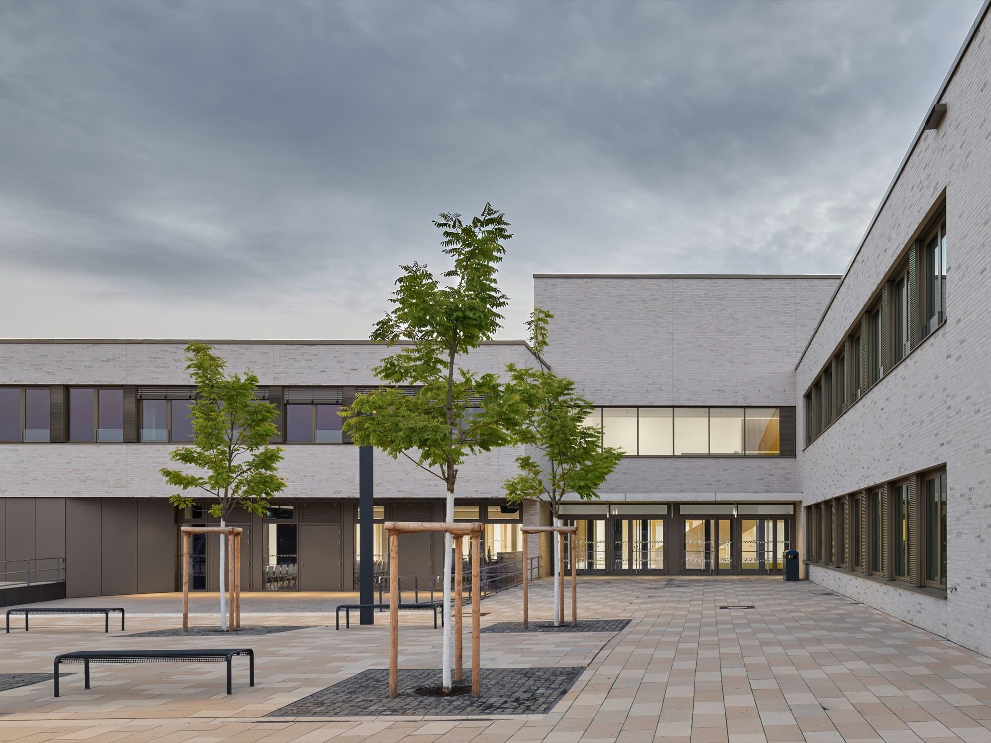 Emanuel School: acoustic panelling detail
