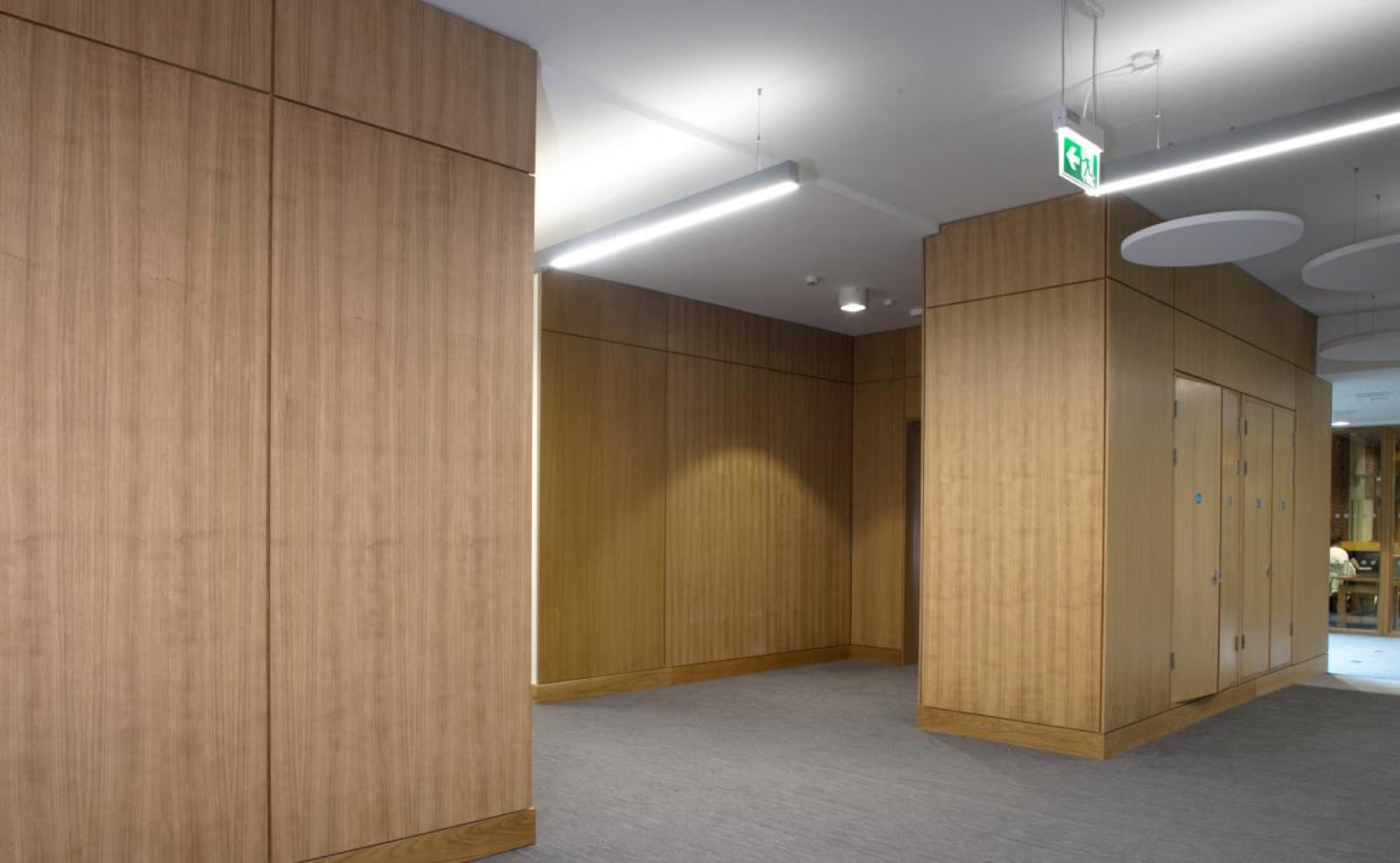 Glucksman Library: acoustic panelling detail
