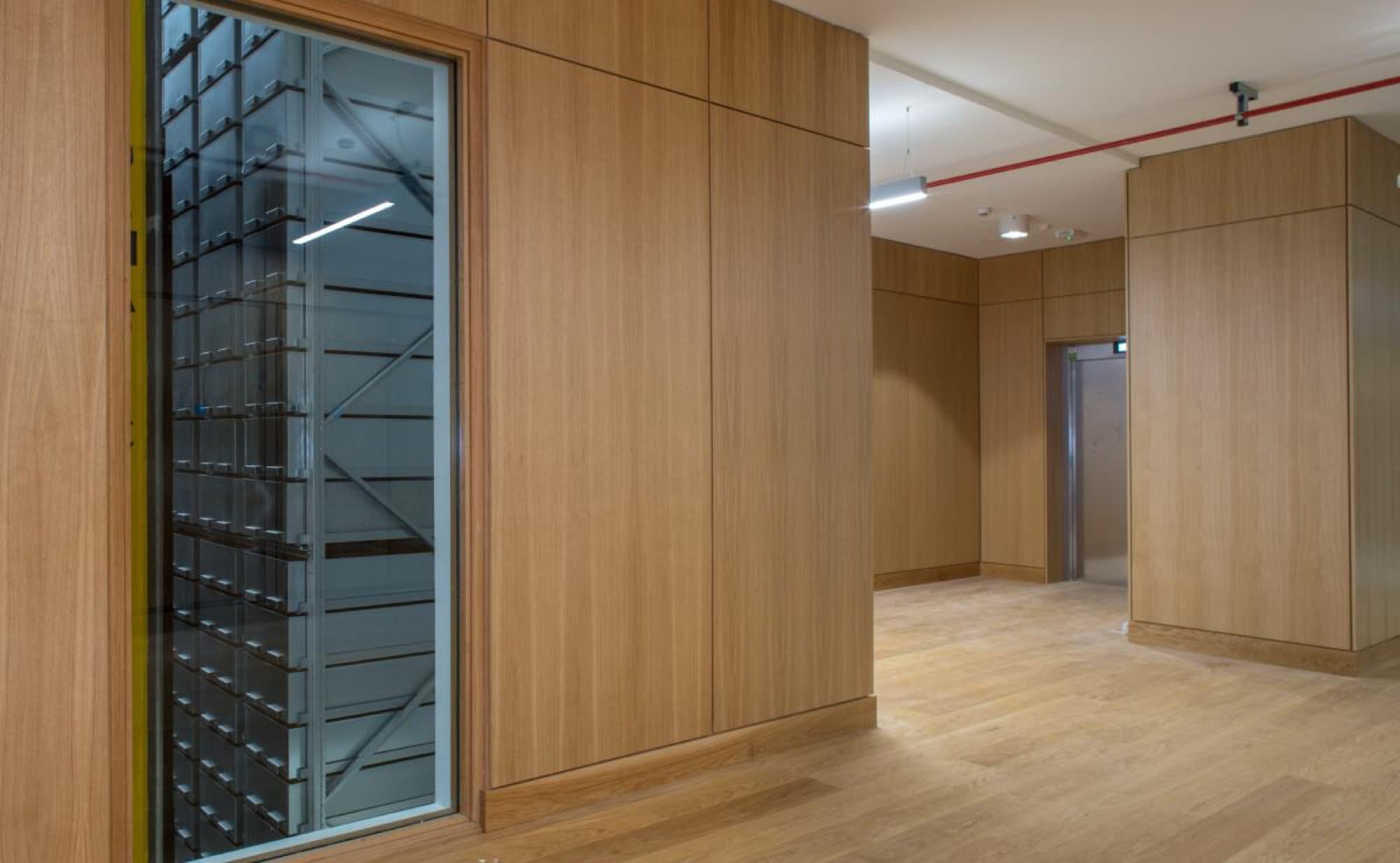 Glucksman Library: acoustic panelling detail