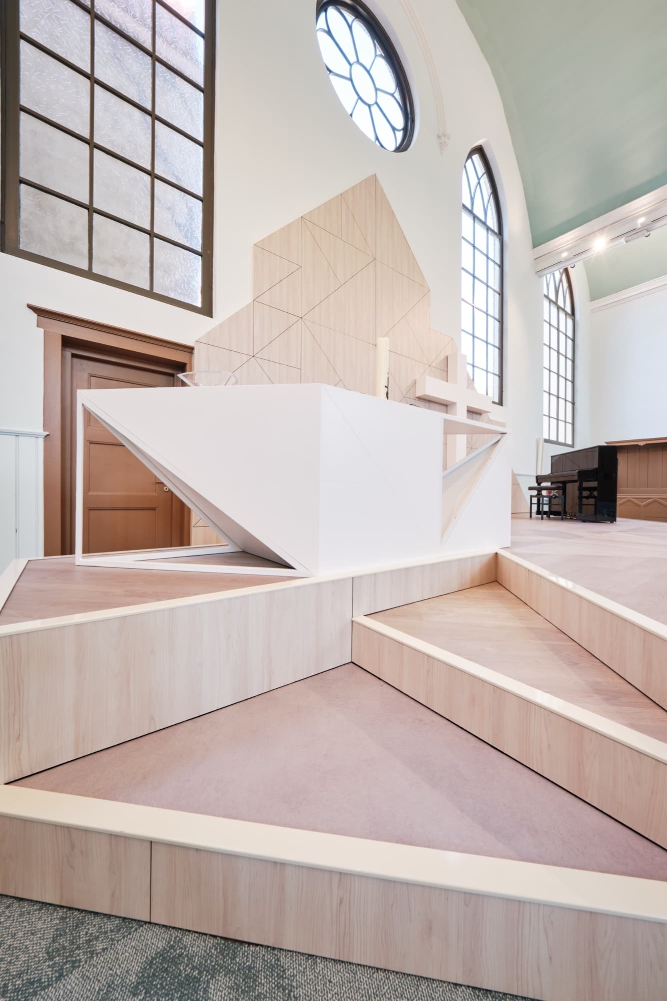Herengracht Kerk: acoustic panelling detail
