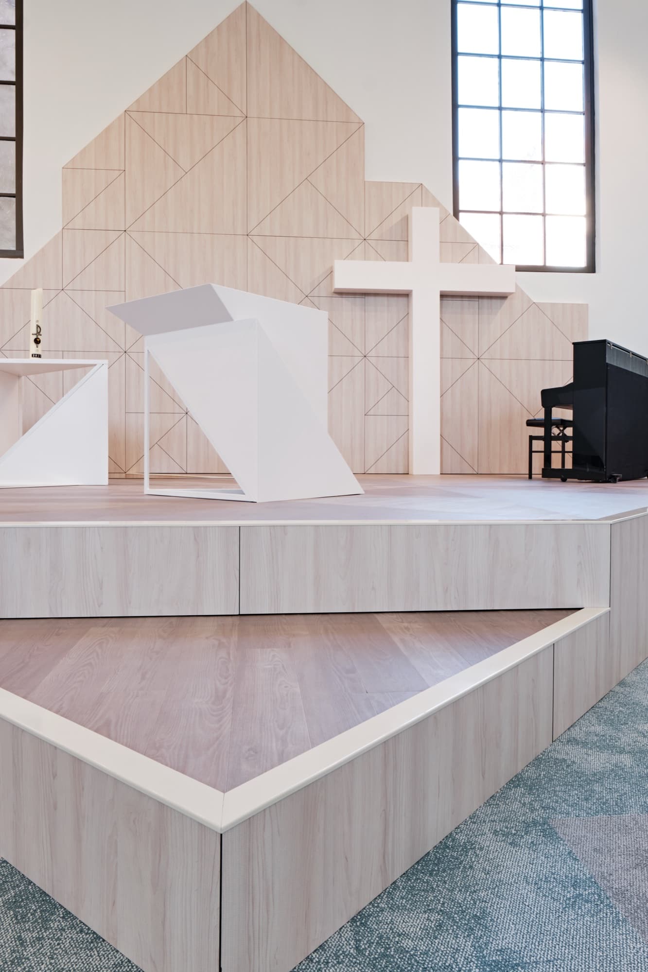 Herengracht Kerk: acoustic panelling detail