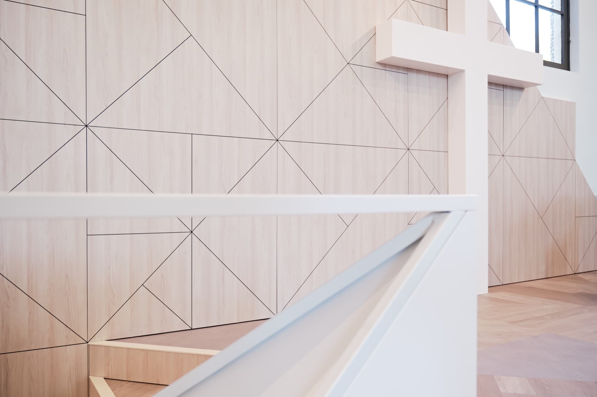Herengracht Kerk: acoustic panelling detail
