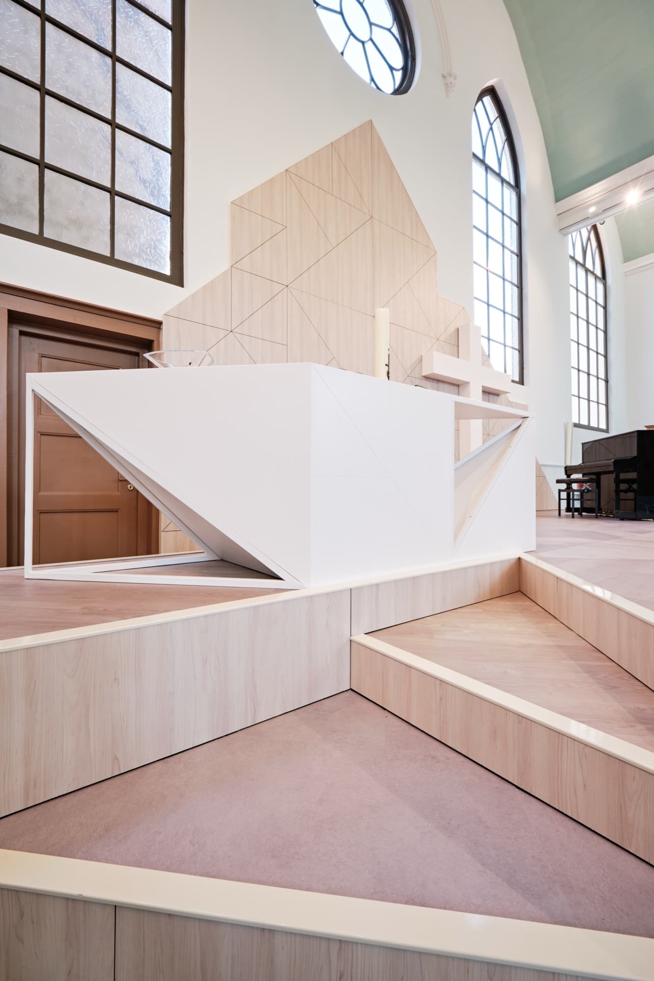 Herengracht Kerk: acoustic panelling detail