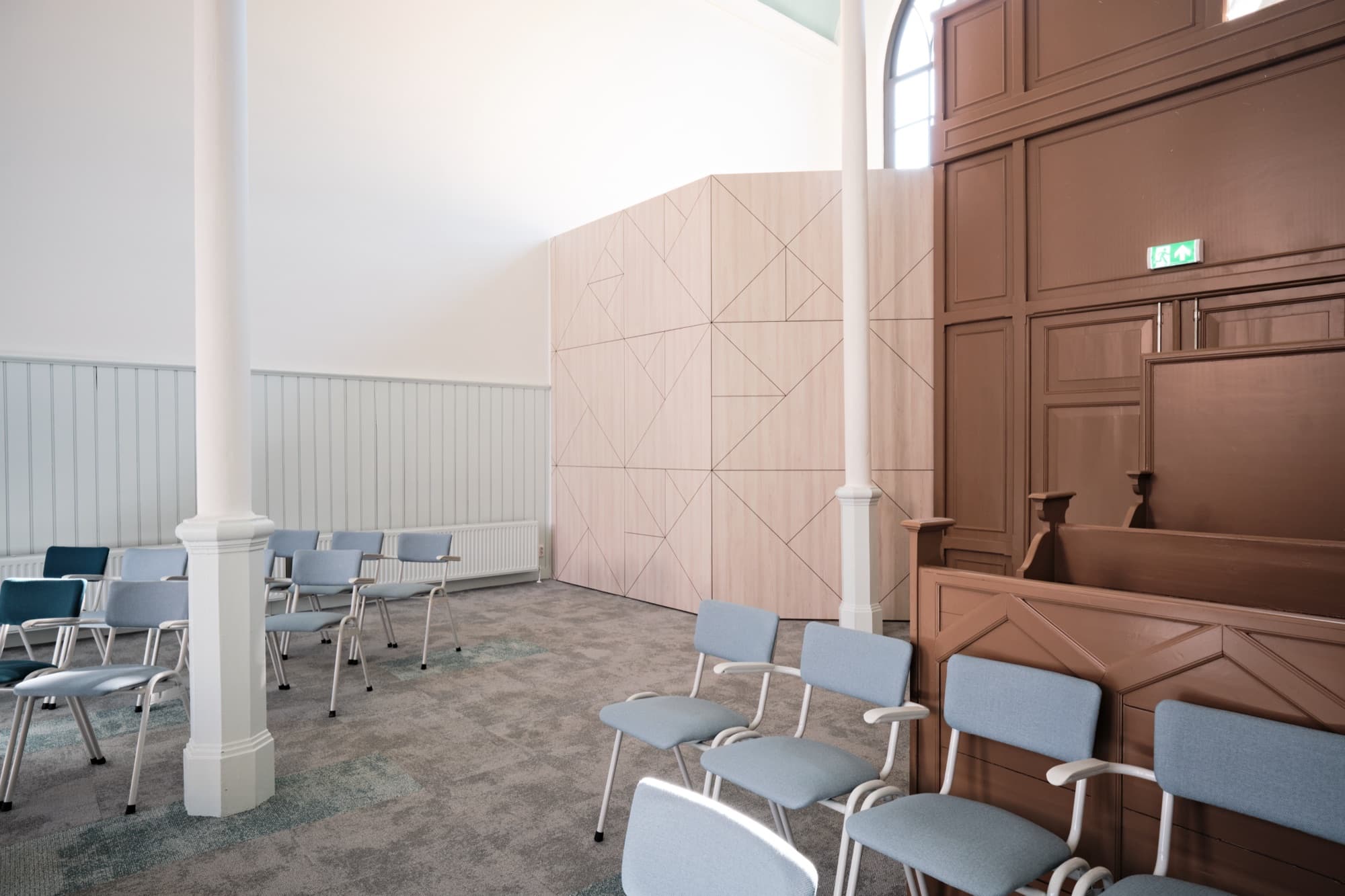 Herengracht Kerk: acoustic panelling detail