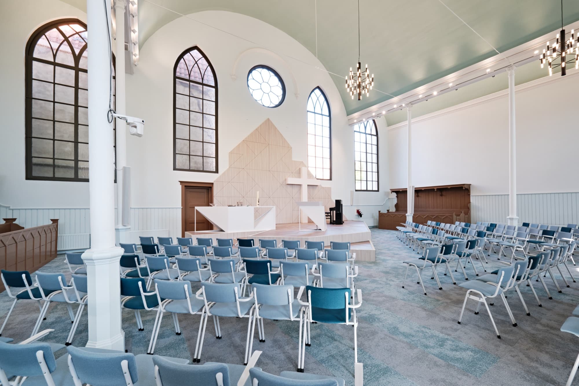Herengracht Kerk: acoustic panelling detail