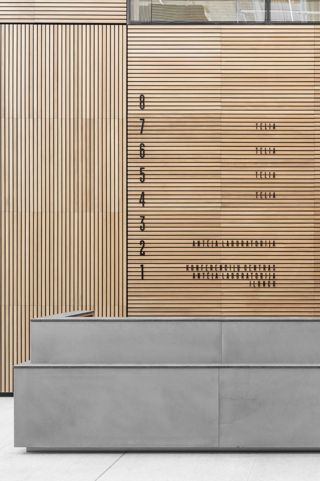 LVOVO Business Centre: acoustic panelling detail
