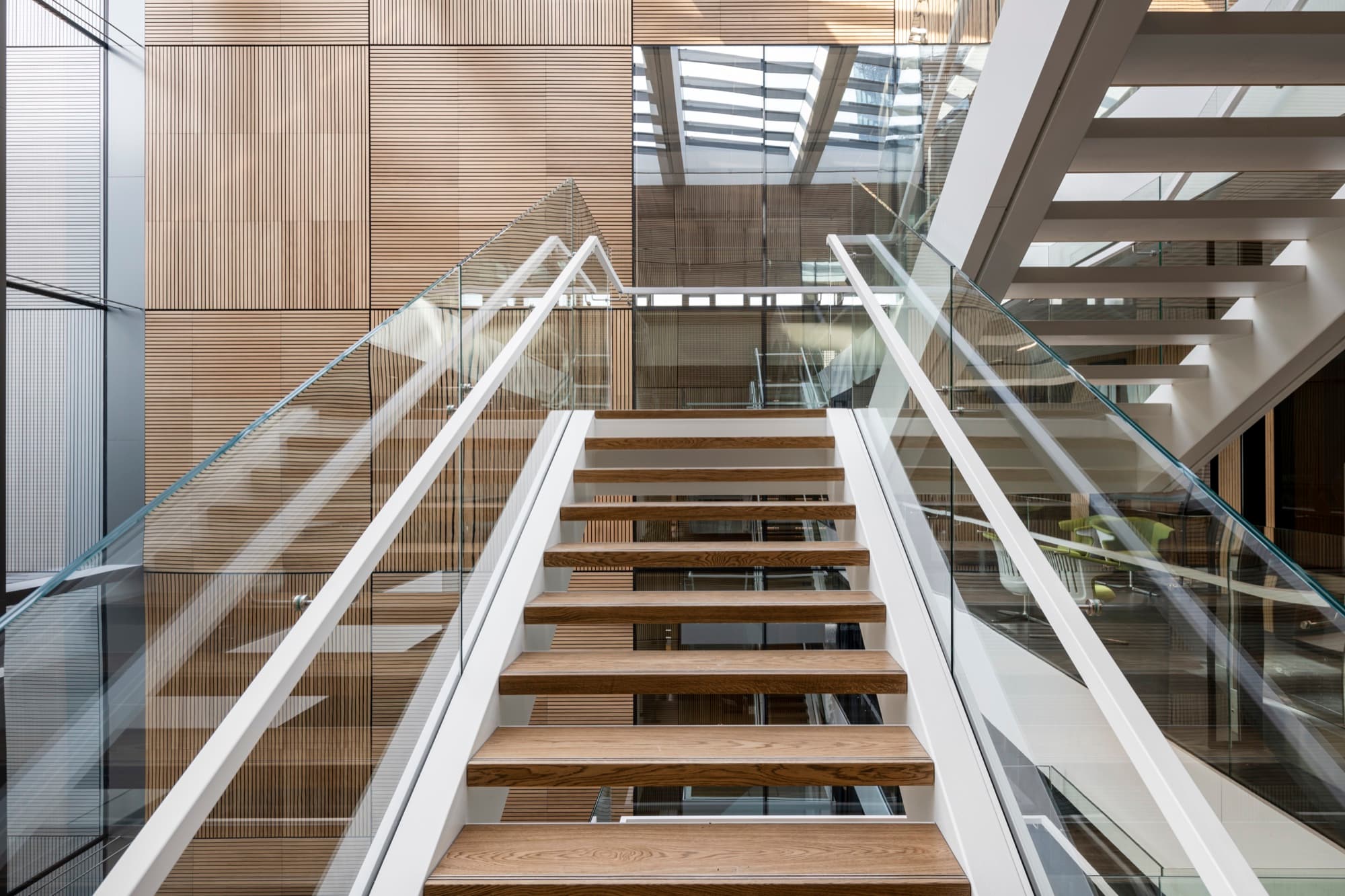 LVOVO Business Centre: acoustic panelling detail