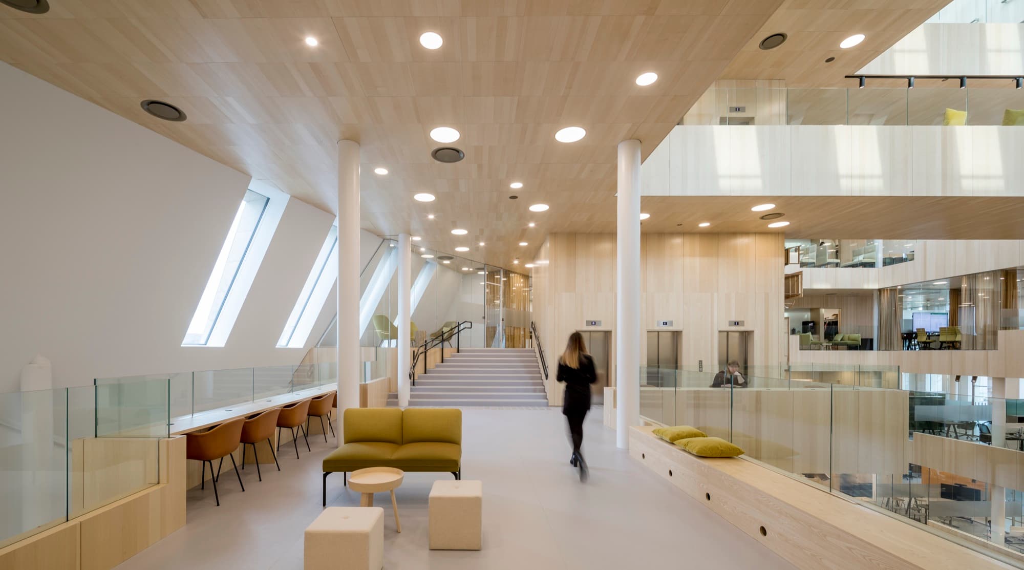 New Town Hall Bodø: acoustic panelling detail