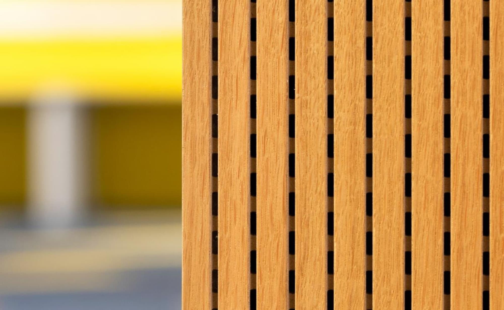 Park House: acoustic panelling detail