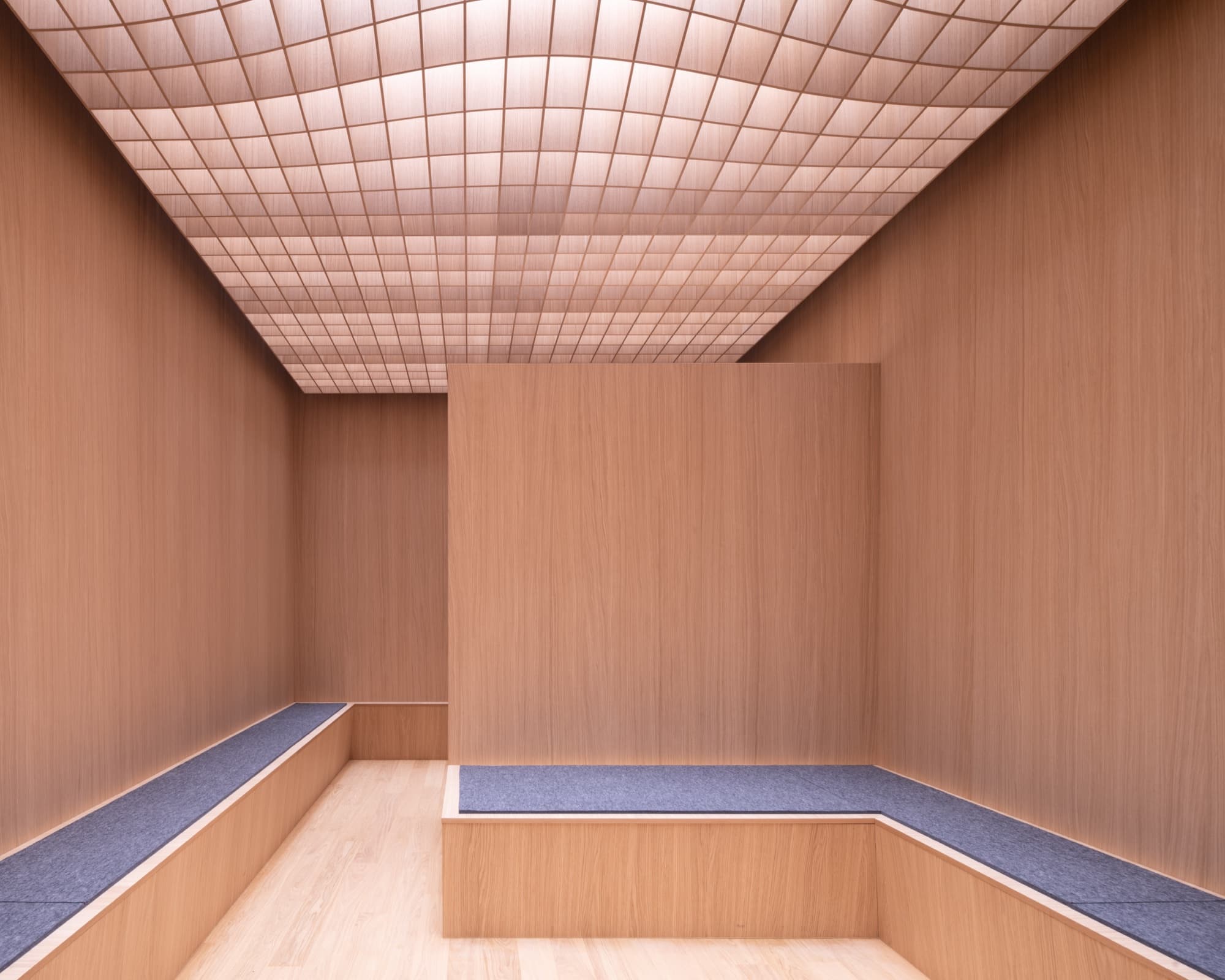 Police and Justice Centre: acoustic panelling detail