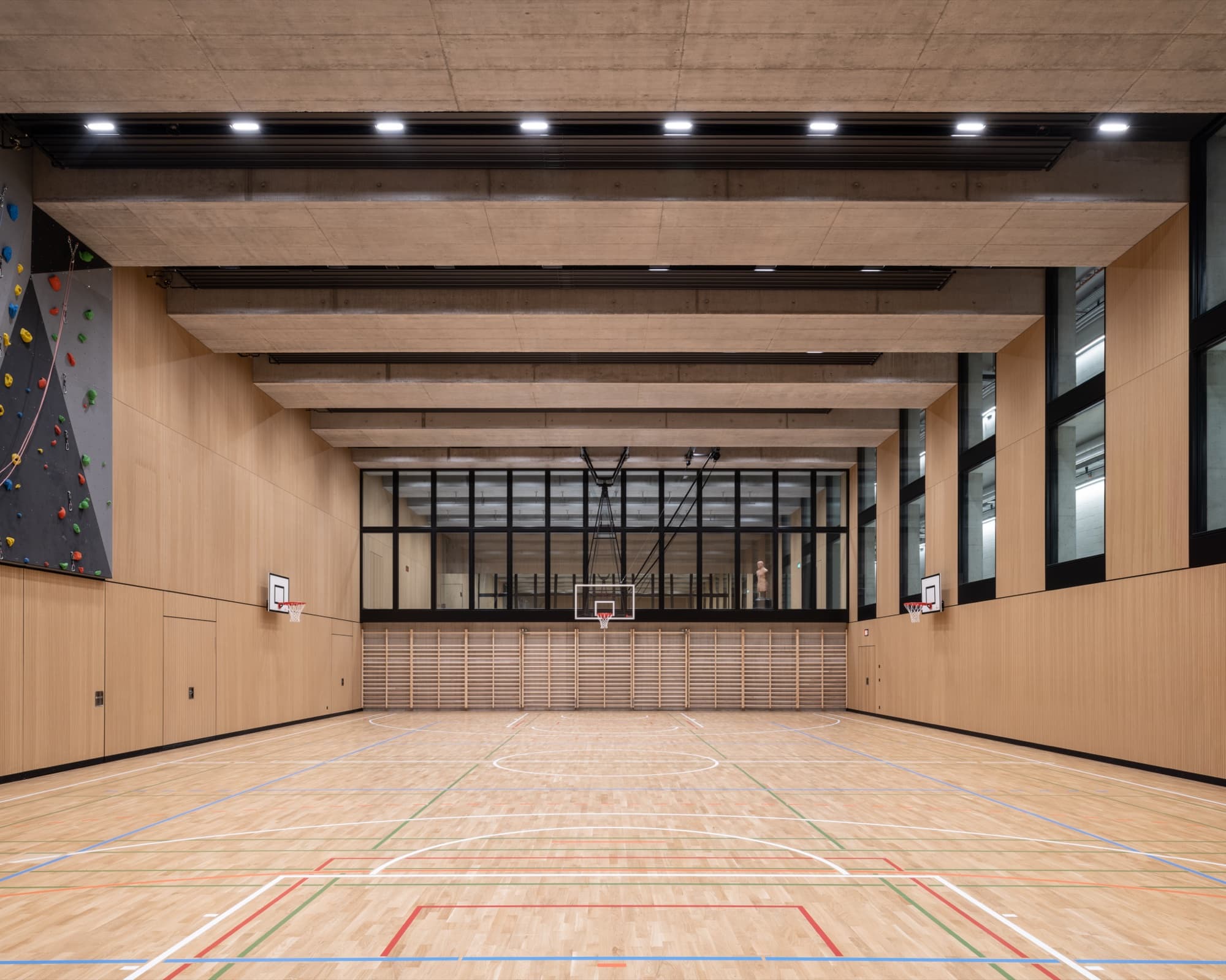 Police and Justice Centre: acoustic panelling detail