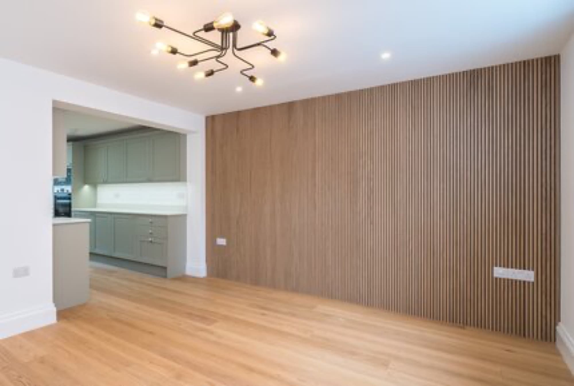 Private Residence London: acoustic panelling detail