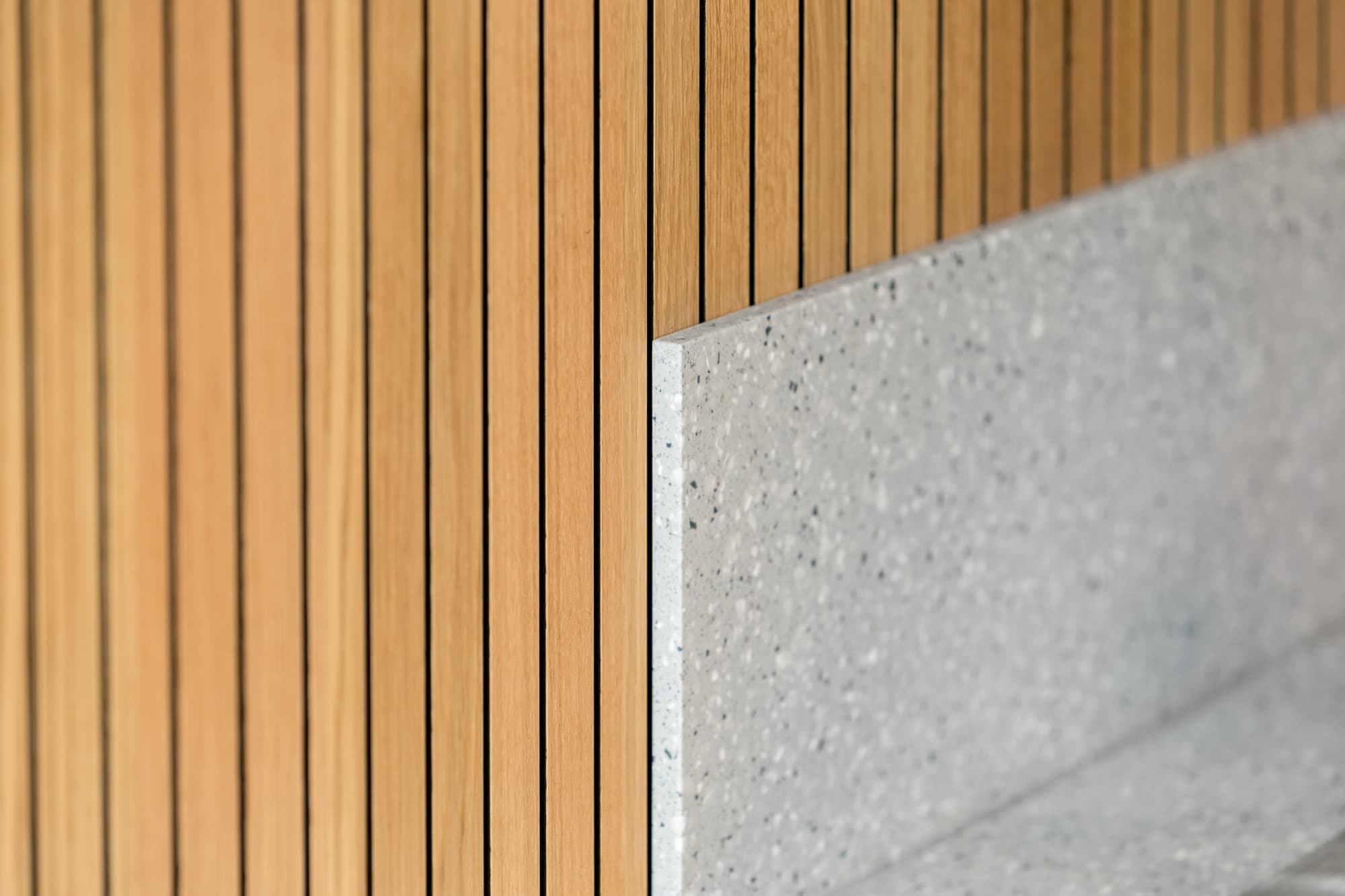 RIEM Arcaden: acoustic panelling detail
