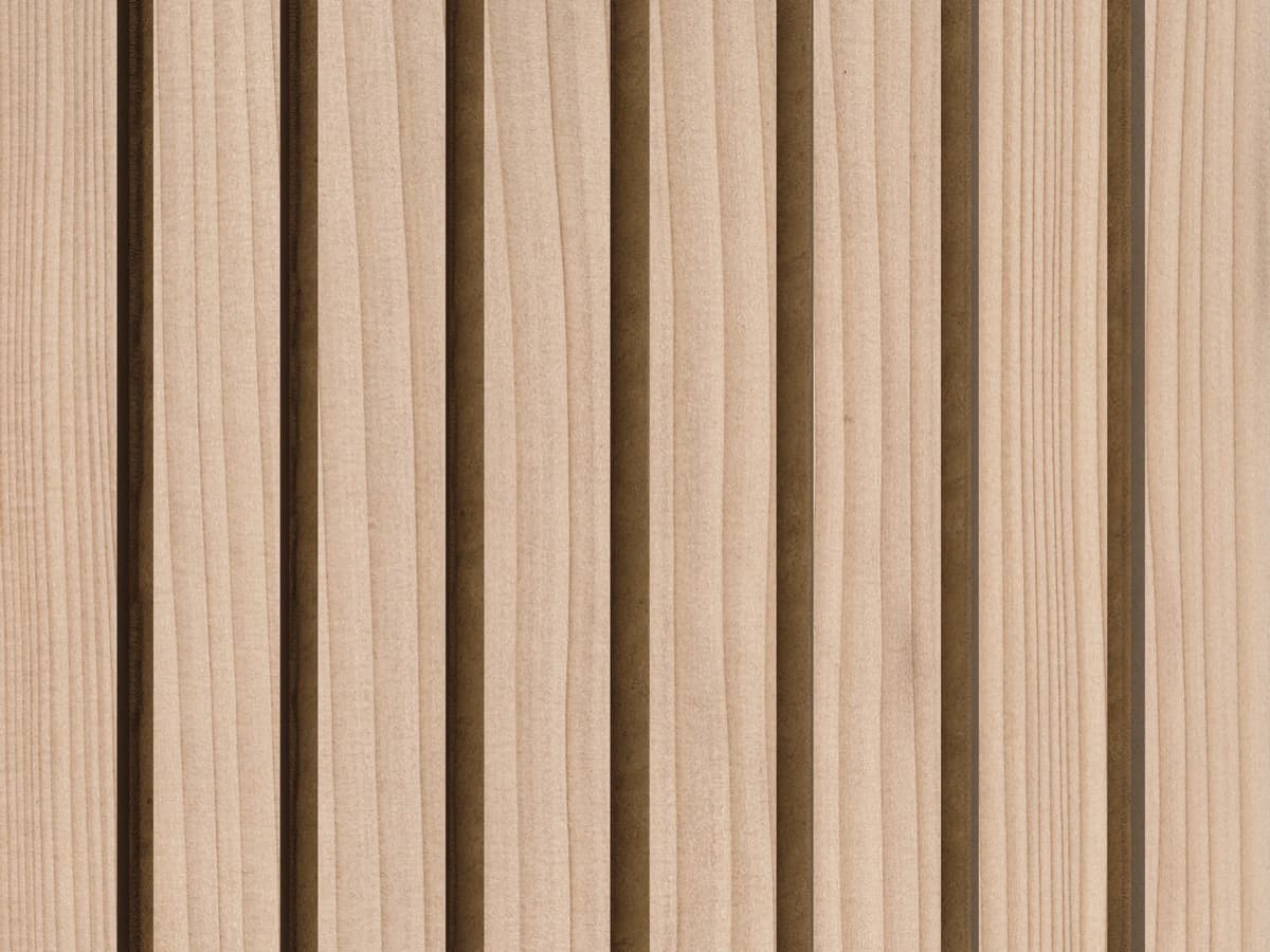 Silver fir veneer on smartline acoustic panel