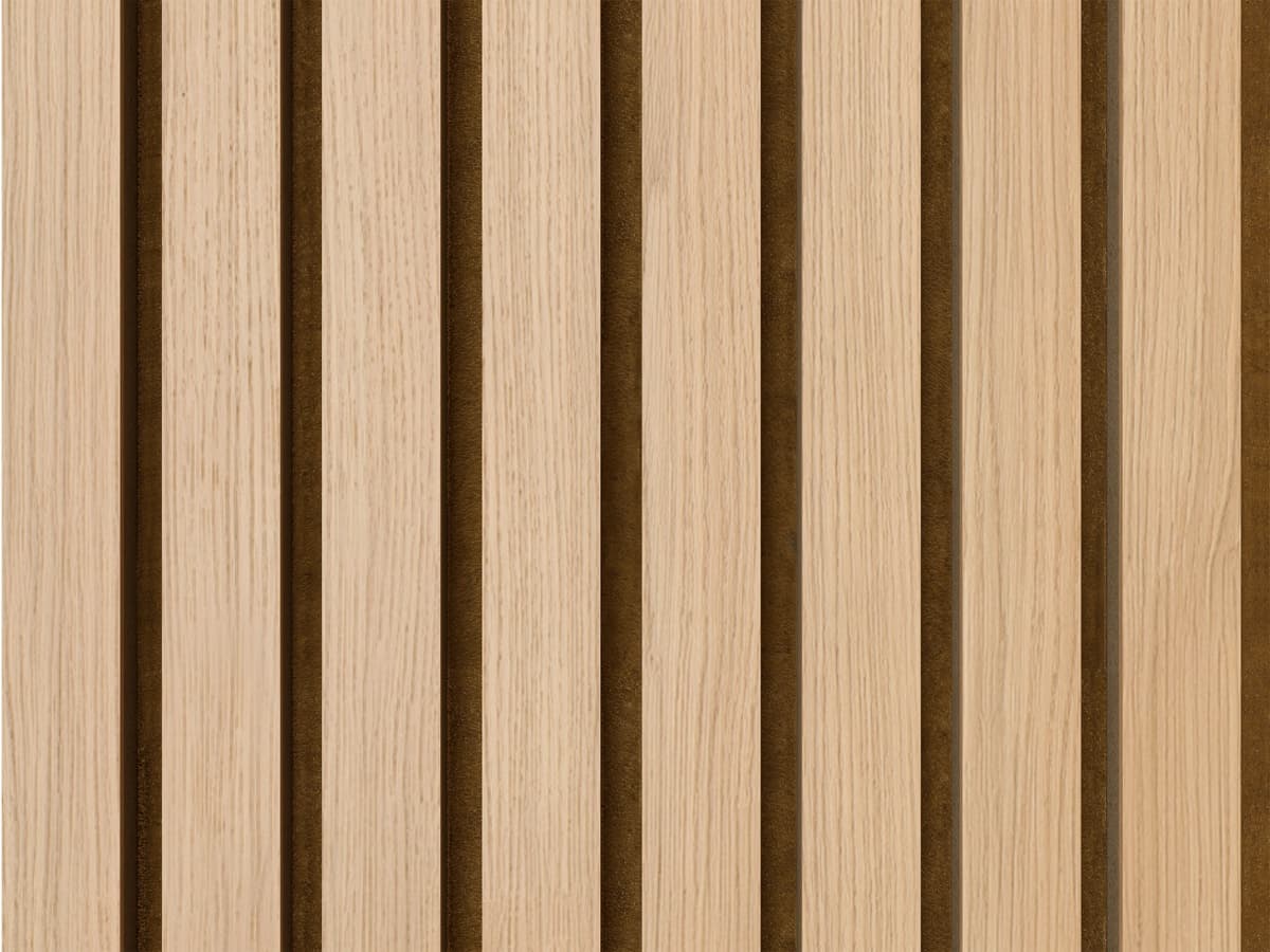 Vicenza oak finish on smartline acoustic panel