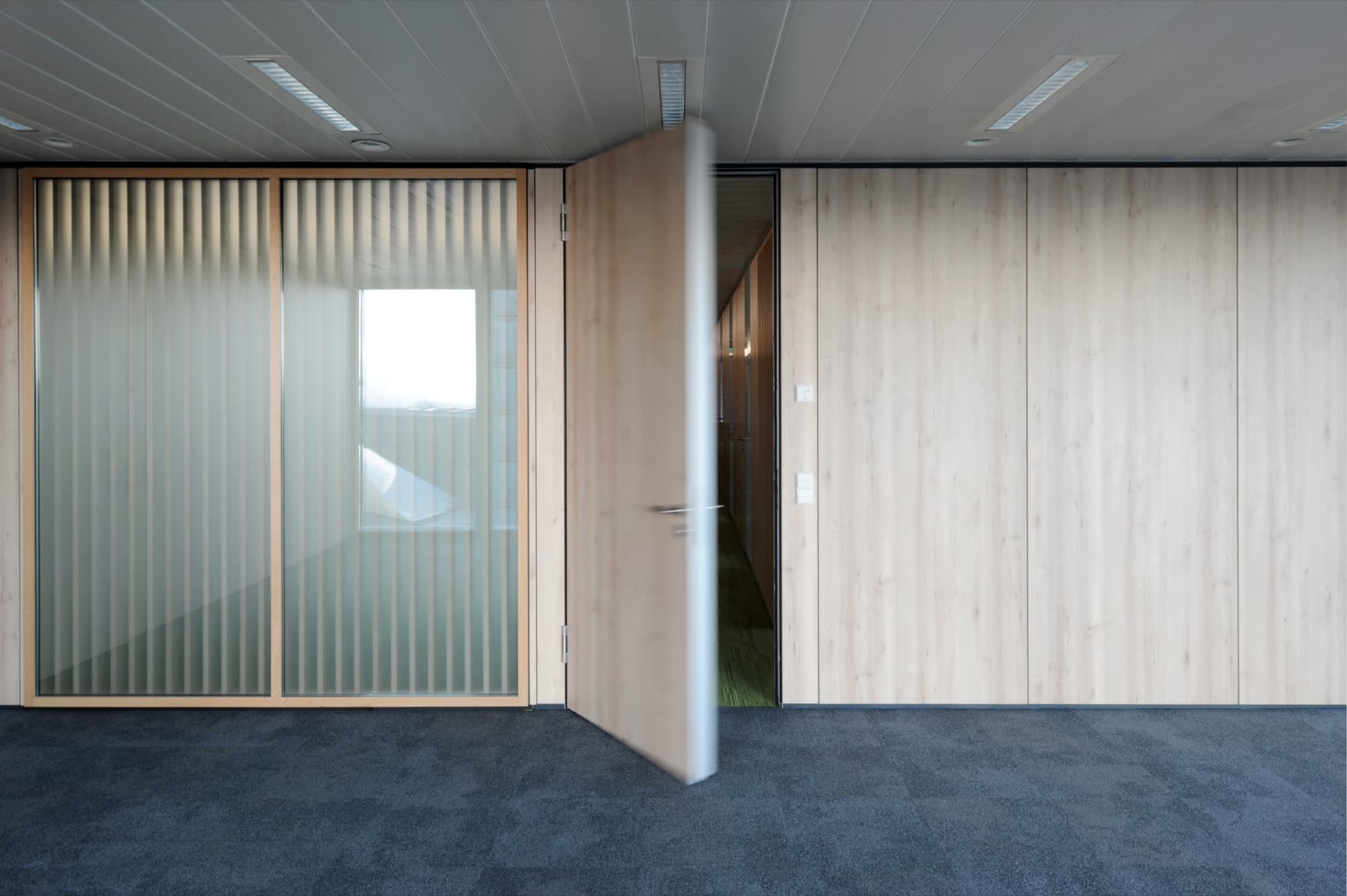 Tour B: acoustic panelling detail