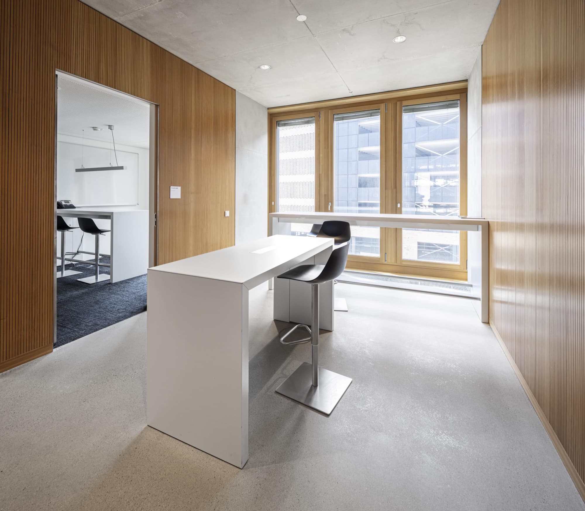 W&W Campus: acoustic panelling detail