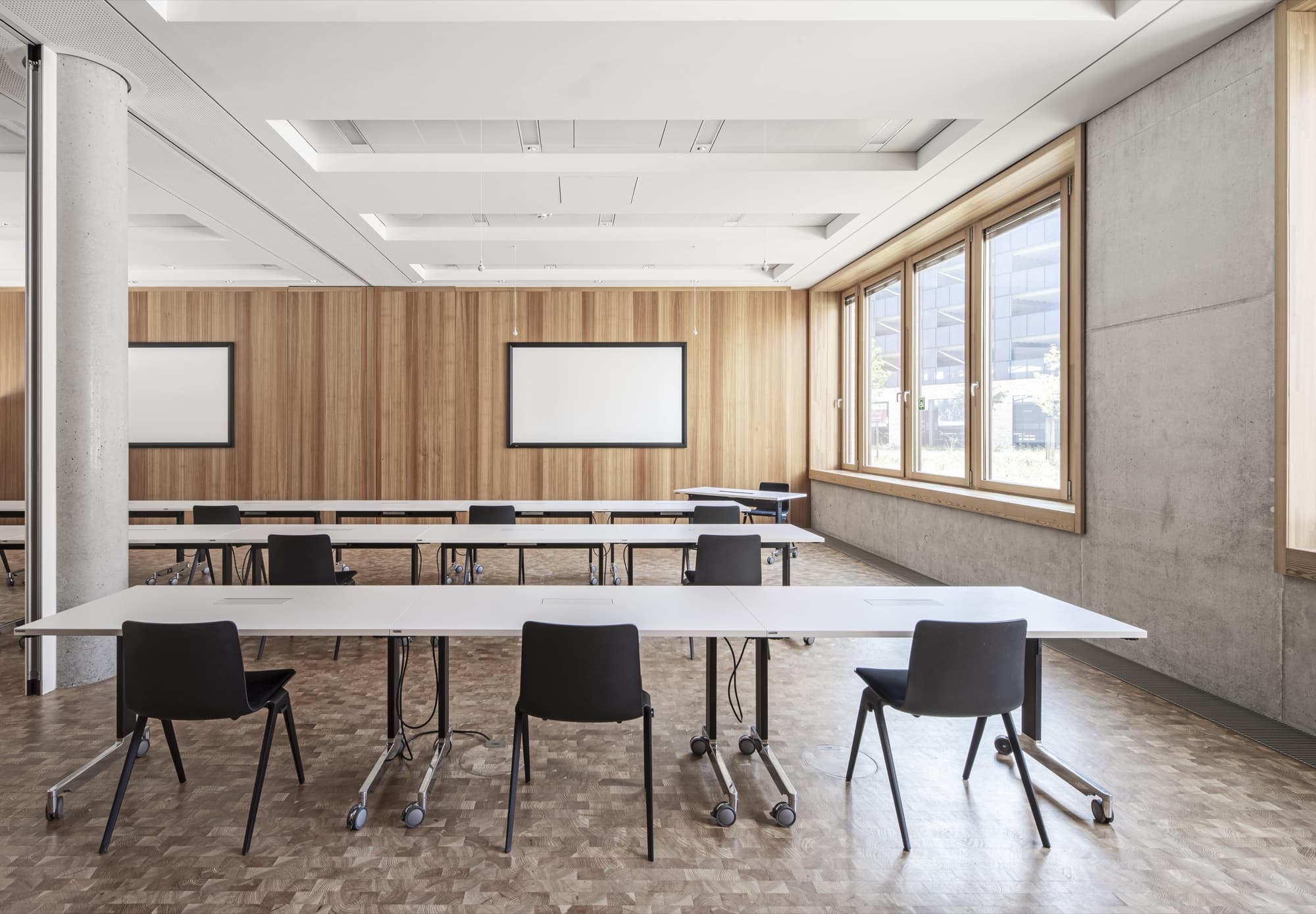 W&W Campus: acoustic panelling detail